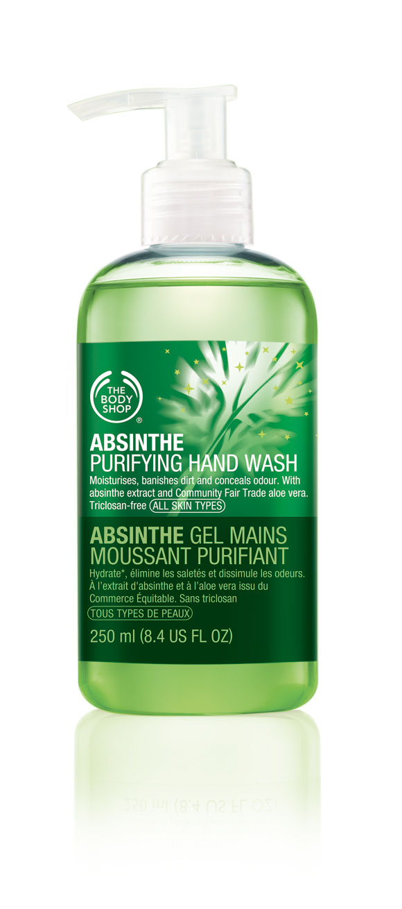 absinthe hand wash the body shop