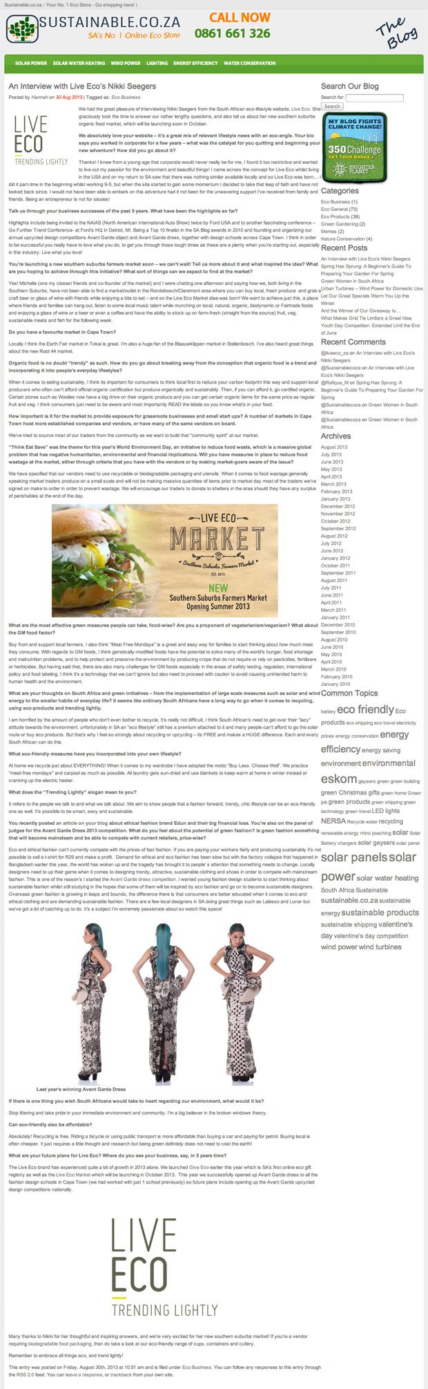 interview with sustainable.co.za