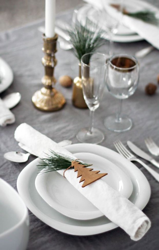 DIY Christmas Table Setting Ideas Live Eco